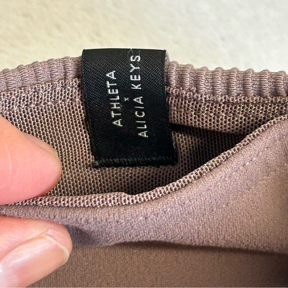 Athleta x Alicia Keys‎ Elation Ribbed Tights Powervita Fabric Leggings Size XS - Picture 6 of 10
